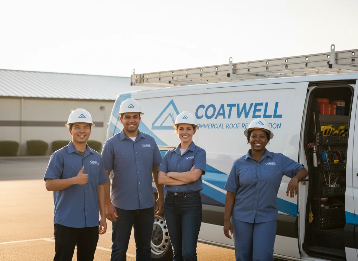 Commercial roof coating company in Milford, TX
